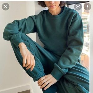 Aritzia cozy fleece sweat suit